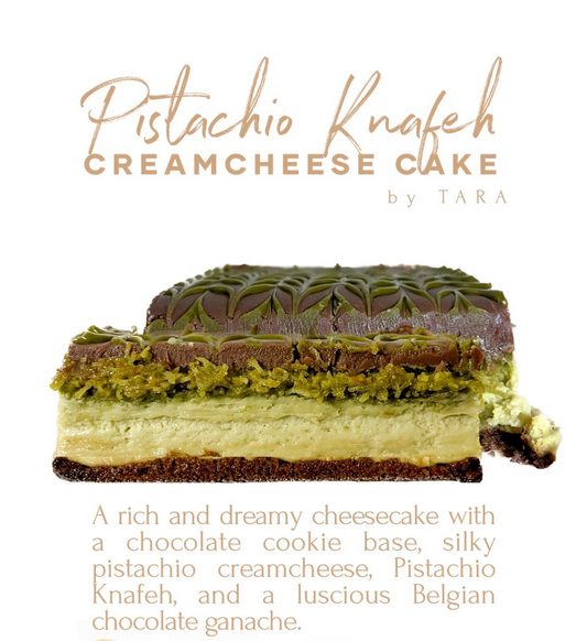 Pistachio Knafeh Creamcheese Cake (PICKUP ONLY)